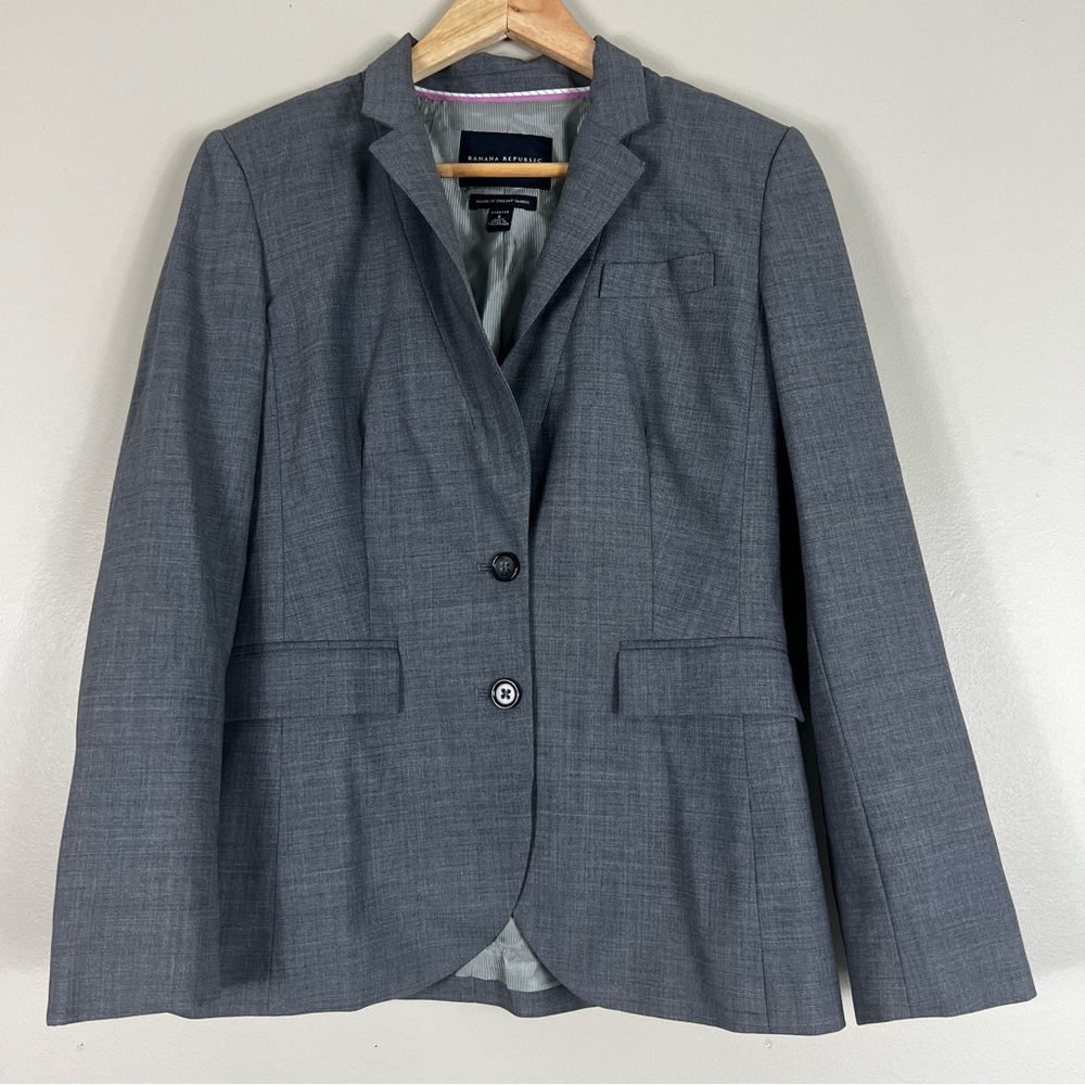 Banana Republic Gray Women's Blazer Suit Jacket